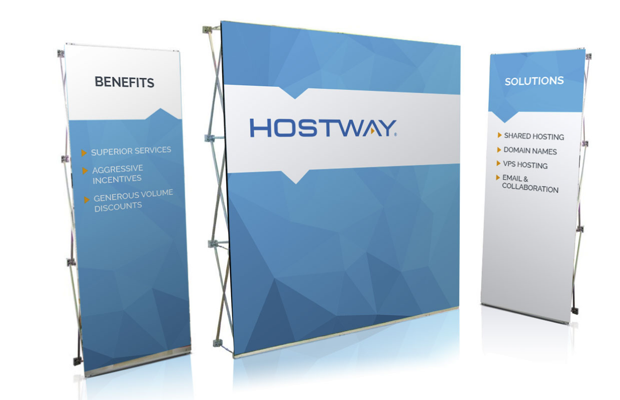 Modular Hostway trade show display system